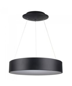 Alternative view of Lampada Led A Sospensione Moderno Circolare Colore Nero Diametro 450mm 25W 3000K Dimmerabile SKU-3993