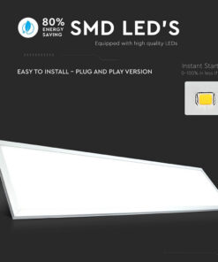 Pannello LED 29W 120LM/W da Incasso, Driver Incluso, 1200x300mm, 3960lm, Colore Bianco 4000K SKU-216257