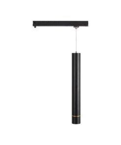Lampada Led A Sospensione A Cilindro 5W Colore Nero Luce Caldo 2700K Angolo 30 Gradi CRI 90