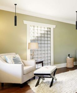 Lampada a Sospensione Cilindro Attacco GU10 Corpo in Alluminio Nero Riflettore Colore Oro D:60*300MM SKU-6686