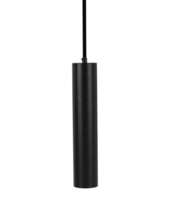 Lampada a Sospensione Cilindro Attacco GU10 Corpo in Alluminio Nero Riflettore Colore Oro D:60*300MM SKU-6686