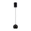 Lampadario LED a Sospensione 8.5W 850lm a Forma di Campana Colore Nero D120mm 3000K SKU-7998