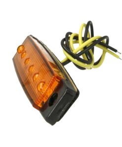 10 Pezzi Fanali Laterali LED 12V 24V Arancione Luce Ingombro Cortesia Camper Furgone