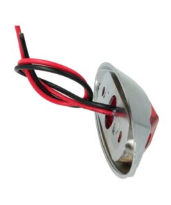 Alternative view of 10 Pezzi Fanali Laterali LED 12V 24V Rosso Luce Ingombro Cortesia Targa Camper Barca