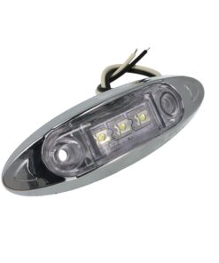 Alternative view of 10 Pezzi Fanali Laterali LED 12V 24V Bianco Freddo Luci Cortesia Camper Barca
