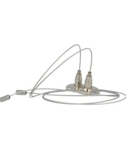 Kit Staffa Per il Fissaggio a Sospensione della Plafoniera Led Tri Proof TL1560N e Profilo Alluminio BA1732