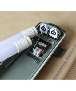 Alternative view of Plafoniera 120cm Con 2 Tubi Led Da 18W Incluso Bianco Freddo 6400K IP65 Tri Proof Led Lamp Light SKU-6399