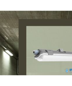 Alternative view of Plafoniera 120cm Con 2 Tubi Led Da 18W Incluso Bianco Neutro 4000K IP65 Tri Proof Led Lamp Light SKU-6387