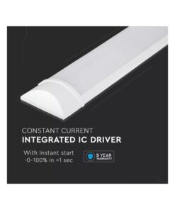 Plafoniera LED Prismatica 40W 120cm Da Soffitto 120LM/W 6400K IP20 Con Chip Samsung Garanzia 5 Anni SKU-20352