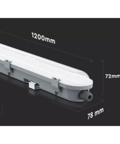 Plafoniera Led 120cm 36W 120lm/W 4320 lm Neutro 4000K IP65 Copertura Satinata SKU-2120207