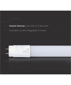 Tubo Led T8 G13 60cm 9W 850LM 3000K Alimentazione da Un Lato Non Ruotabile SKU-216392