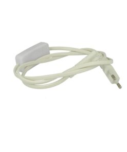 Cavo Di Alimentazione Con Interruttore Presa Standard Euro Spina Maschio Per Plafoniera Tubo Led T5 All In One Con Filo Lunga 1 Metro