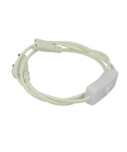 Cavo Di Alimentazione Con Interruttore Presa Standard Euro Spina Maschio Per Plafoniera Tubo Led T5 All In One Con Filo Lunga 1 Metro