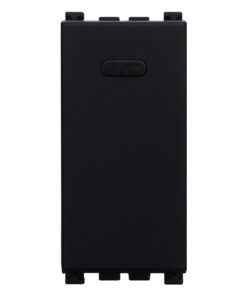 Alternative view of Deviatore 1P 16A Colore Nero Compatibile Con Vimar Arke