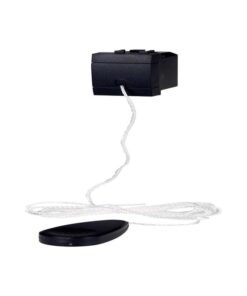 Pulsante Tirante Con Corda 1P 10A Colore Nero Compatibile Con Vimar Arke