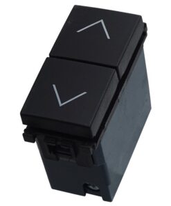 Alternative view of Pulsante Saliscendi Commutatore 2P 10A Tapparelle Colore Nero Compatibile Con Vimar Arke