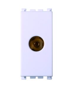 Connettore Presa TV Terminale Femmina Colore Bianco Compatibile Con Vimar Arke