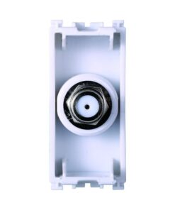 Presa TV SAT A Vite Satellitare Tipo F Colore Bianco Compatibile Con Vimar Arke