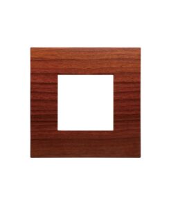 Placca Plastica Serie Venus 2P Colore Radica Compatibile Con Vimar Arke