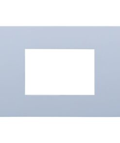 Placca Plastica Serie Venus 3P Colore Bianco Compatibile Con Vimar Arke