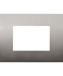 Placca Plastica Serie Venus 3P Colore Bronzo Compatibile Con Vimar Arke