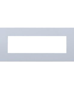 Placca Plastica Serie Venus 7P Colore Bianco Compatibile Con Vimar Arke