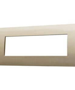 Placca Plastica Serie Venus 7P Colore Bronzo Compatibile Con Vimar Arke