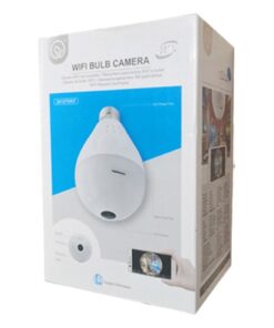 Telecamera Lampadina con Attacco E27 Videocamera 360 Full HD 1080p Sorveglianza di Sicurreza Domestica con Sensore di Movimento