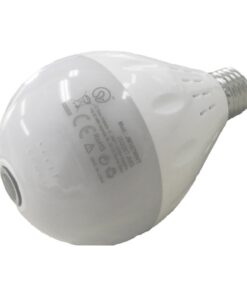Telecamera Lampadina con Attacco E27 Videocamera 360 Full HD 1080p Sorveglianza di Sicurreza Domestica con Sensore di Movimento