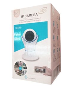 Telecamera Wi-Fi Interno 2MP Full HD 355 gradi con Zoom Ottico Videocamera Sorveglianza con Sensore di Movimento Audio Bidirezionale