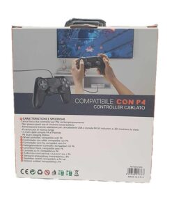 Joystick per PS4 USB 2.0 Gaming Plug N Play Controller da Gioco per Computer Fisso e Console Massima Precisione e Costruzione Durevole