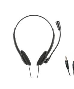 Cuffia con Microfono per PC Doppio Jack 3,5mm Audio Microfono Separato