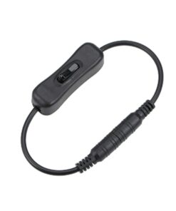 Cavo Interruttore On Off DC 5,5X2,1mm Maschio Femmina Cavo di Prolunga