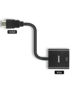 Convertitore Adattatore da HDMI a VGA HDMI Maschio a VGA Femmina con Cavo Audio