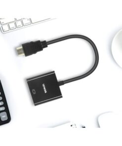 Convertitore Adattatore da HDMI a VGA HDMI Maschio a VGA Femmina con Cavo Audio