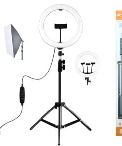 Staffa Triangolare Regolabile Max 210 cm, Supporto per Luce Anello e Ecc