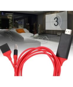 Adattatore Da USB Femmina A HDMI HDTV Cavo 2 Metri Per Smartphone Tablet A TV Monitor Proiettore