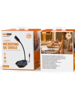 Microfono da Tavolo Flessibile per Lavoro, Video Chat Online e Gaming