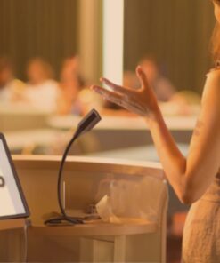 Microfono da Tavolo Flessibile con LED RGB per Lavoro, Video Chat Online e Gaming