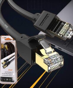 Cavo di Rete Ethernet RJ45 Cat 6 Placcato in Oro Velocita Massima di 10Gbps/100metri Banda Max 100Mhz Lunghezza Cavo 3 metri