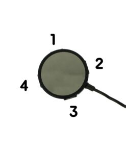 HUB USB a 4 Porte USB 2.0 Cavo 20cm Forma Rotondo