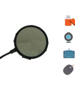 HUB USB a 4 Porte USB 2.0 Cavo 20cm Forma Rotondo