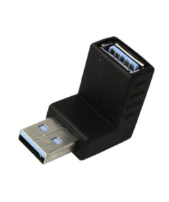 Convertitore Adattatore da USB 3.0 Femmina a USB Maschio Forma L 90 Gradi
