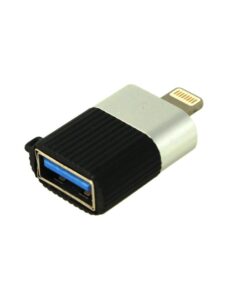 Adattatore Da USB-A Femmina a Lightning Maschio Con Portachiave Incluso