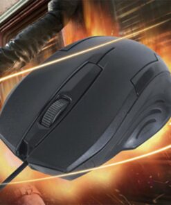 Mouse da Gioco Silenzioso Preciso Finitura Nero Opaco Cavo 1.25 metri