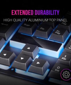 Alternative view of Tastiera da Gaming Meccanica Cavo USB Retroilluminazione Tricolori Tastiera Italiana