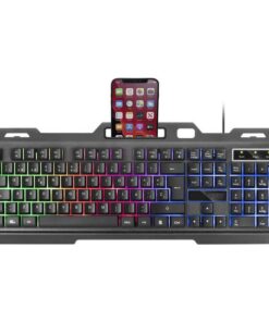 Tastiera da Gaming Meccanica Cavo USB Retroilluminazione Tricolori Tastiera Italiana