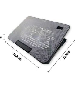 Alternative view of Supporto Regolabile con Ventola per Laptop PC Modello Doppio Ventole da 14cm Dimensione Supporto L35.8cm x W25.9cm x H3cm