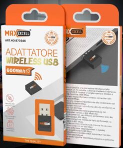 USB 2.0 Scheda di Rete da 600mbit/s Plug and Play Installazione Automatica per Computer Fisso e Portatile Compatibile con Windows