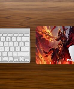 Tappetino Mouse Mousepad da Scrivania Disegno Casuale Misura 21 x 25 cm Fondo in Gomma Antiscivolo